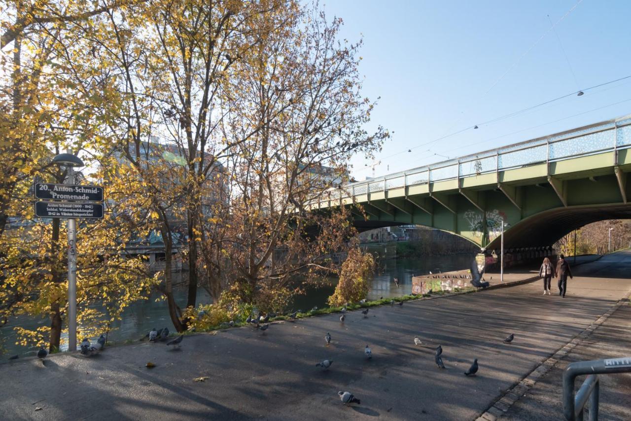 An Der Donau, 10 Minuten Ins Zentrum, Klimaanlage เวียนนา ภายนอก รูปภาพ